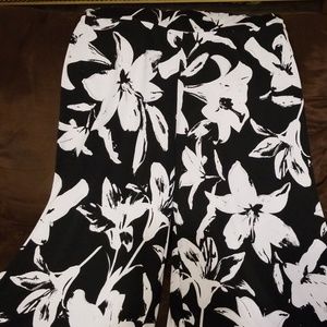 Wide leg palazzo pants